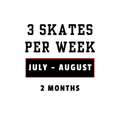 Girls Only Junior + - July to August (3 Skates Per Week)